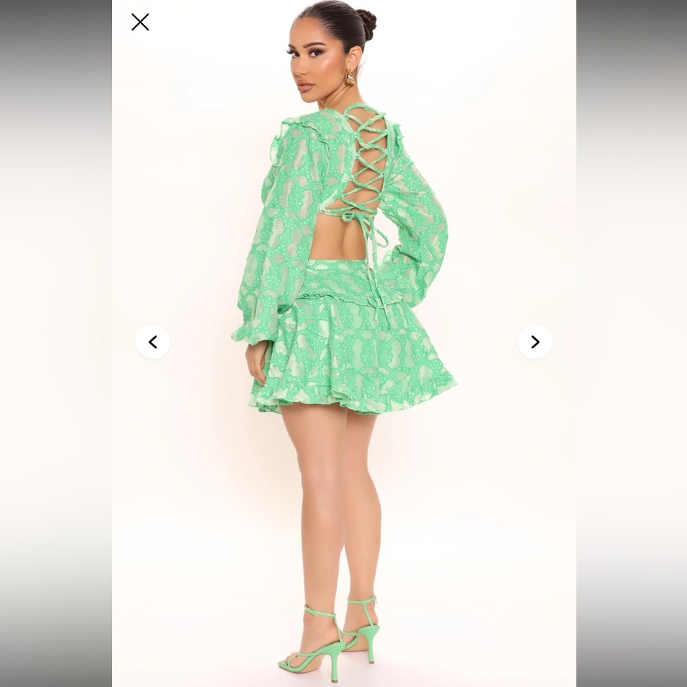 Sweet Intentions Romper - Green - Picture 2 of 5